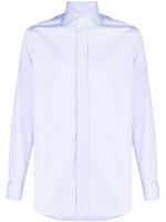 Lardini chemise en coton à rayures - Bleu