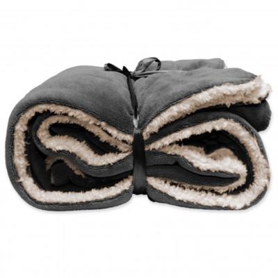 Plaid Lars l200b150 cm antraciet - Unique living