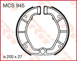 TRW Remschoenen, remblokken en voor de moto, MCS945