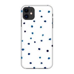 Blauwe stippen: Volledig geprint iPhone 11 Hoesje
