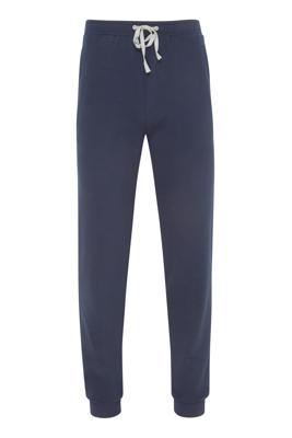 Heren joggingbroek met boorden blauw