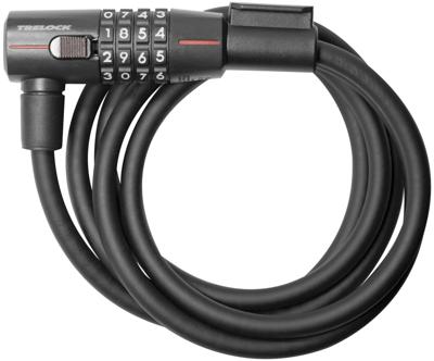 Trelock sk415 spiraalkabelslot code 180/15mm zwart