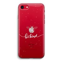 Be(e) kind: iPhone SE 2020 Transparant Hoesje