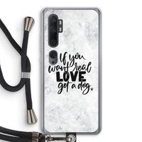 Partner in crime: Xiaomi Mi Note 10 Transparant Hoesje met koord