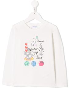 Simonetta t-shirt My Cup Of Tea - Blanc