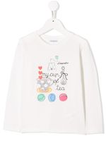 Simonetta t-shirt My Cup Of Tea - Blanc - thumbnail