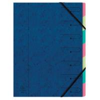 Exacompta Sorteermap 7-delig, blauw