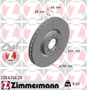 Remschijf Coat Z 230626620