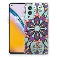 OnePlus Nord 2 5G TPU Case Purple Flower