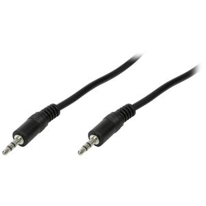 LogiLink CA1053 Jackplug Audio Aansluitkabel 10.00 m Zwart (mat)