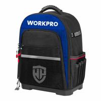 Gereedschapshouders Workpro Blauw Zwart Polyester Plastic 28 L Rugzak
