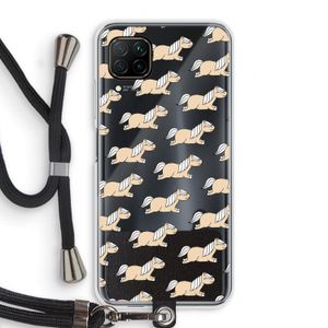 Ponys: Huawei P40 Lite Transparant Hoesje met koord