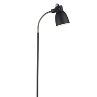 Vloerlamp zwart Nordlux 'Adrian' staande lamp E27 fitting 151cm