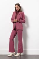 Studio Anneloes Flair Bonded Trousers 13350 Flared 4500 Vintage Berry