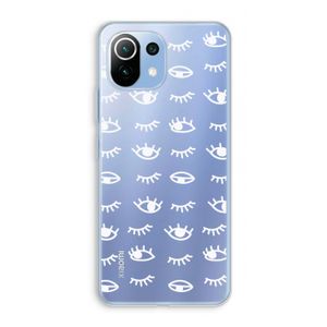 Eye pattern #3: Xiaomi Mi 11 Lite Transparant Hoesje
