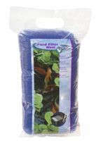 VT Filterwatten Blauw 250g - Voor Helder Vijverwater, Grove Textuur, Hoog Waterdoorlatend