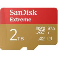 SanDisk Extreme 2TB MicroSDXC Geheugenkaart