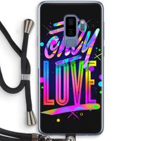 Only Love: Samsung Galaxy S9 Plus Transparant Hoesje met koord