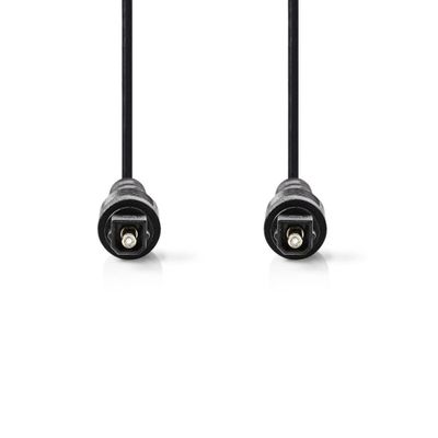 Nedis CAGB25000BK30 Optische Audiokabel Toslink Male - Toslink Male 3,0 M Zwart