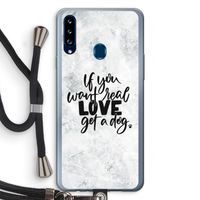 Partner in crime: Samsung Galaxy A20s Transparant Hoesje met koord