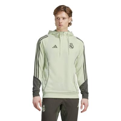 adidas Real Madrid Track Hoodie 2025-2026 Lichtgroen Grijs