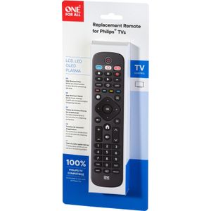 One For All TV Replacement Remotes URC4913 afstandsbediening IR Draadloos Drukknopen