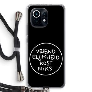 Vriendelijkheid: Xiaomi Mi 11 Transparant Hoesje met koord