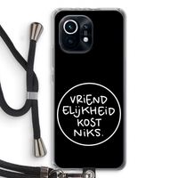 Vriendelijkheid: Xiaomi Mi 11 Transparant Hoesje met koord
