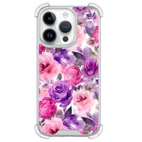 iPhone 14 Pro shockproof hoesje - Rosy blooms
