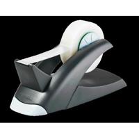 Tapehouder Vegas met taperol 19mmx33m zwart/grijs