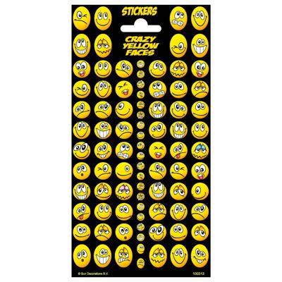 Totum Stickervel twinkle - grappige gezichten