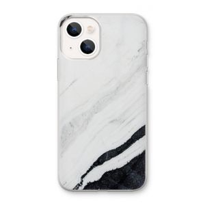 Elegante marmer: iPhone 13 mini Transparant Hoesje