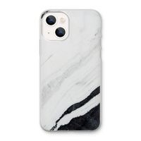 Elegante marmer: iPhone 13 mini Transparant Hoesje