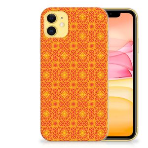 Apple iPhone 11 TPU bumper Batik Oranje