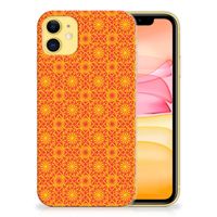 Apple iPhone 11 TPU bumper Batik Oranje