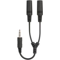 Speedlink, SPLITZ Headset Splitter (Zwart)