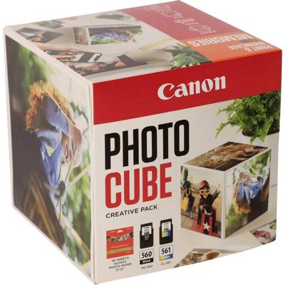 Canon Fotokubusset Photo Cube Creative Pack Origineel Combipack Zwart, Kleur, Wit, Roze fluorescerend 3713C013