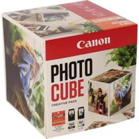 Canon Fotokubusset Photo Cube Creative Pack Origineel Combipack Zwart, Kleur, Wit, Roze fluorescerend 3713C013
