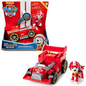 PAW Patrol , Race & Go luxe voertuig van Ready Race Rescue Marshall met geluiden, voor kinderen vanaf 3 jr.