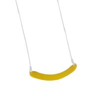 Buitenspeelgoed flexibel schommel plankje geel 67 cm   -