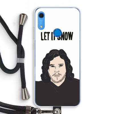 Let It Snow: Huawei Y6s Transparant Hoesje met koord