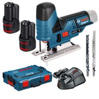 Bosch Blauw GST 12V-70 Professional Accu decoupeerzaag | in L-Boxx | 12v 3.0Ah - 06015A1005