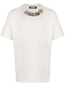 BARROW t-shirt en coton à logo imprimé - Tons neutres