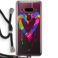 Melts My Heart: HTC U12+ Transparant Hoesje met koord