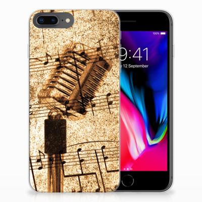 Apple iPhone 7 Plus | 8 Plus | Siliconen hoesje | met foto Bladmuziek Apple iPhone 7 Plus | 8 Plus | Siliconen hoesje | met foto Bladmuziek