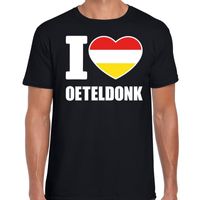 Carnaval I love Oeteldonk / Den Bosch t-shirt zwart voor heren 2XL  -