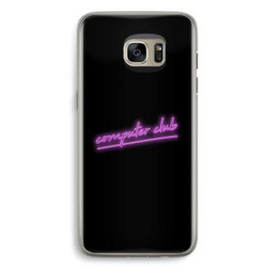 Vice Black: Samsung Galaxy S7 Edge Transparant Hoesje