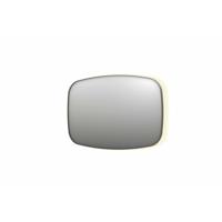 Spiegel INK SP30 120x4x80 cm incl. Indirect LED-Verlichting Rondom en Spiegelverwarming Geborsteld RVS