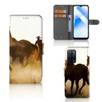 OPPO A16/A16s/A54s | Telefoonhoesje | Met pasjeshouder | Design Cowboy