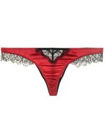 Kiki de Montparnasse string en dentelle - Rouge - thumbnail